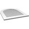 Ekena Millwork Round Top Surface Mount PVC Gable Vent: Non-Functional, w/ 3-1/2"W x 1"P Standard Frame, 26"W x 32"H GVPRT26X3201SN - alternate 4